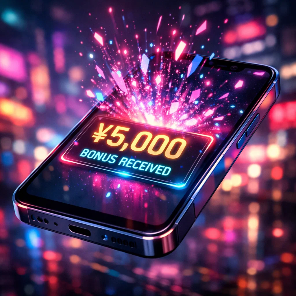 アプリ限定ボーナス - 5000円